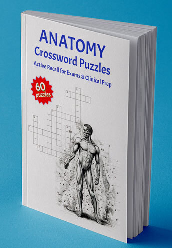 Anatomy Crossword Puzzles paperback cover